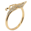 Кольцо Xuping Позолота 18K Перо фото №2 Кольцо Xuping Позолота 18K Перо фото №2