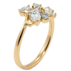Кольцо Xuping Позолота 18K Россыпь фианитов фото №2 Кольцо Xuping Позолота 18K Россыпь фианитов фото №2