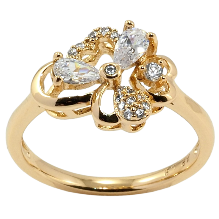 Кольцо Xuping Позолота 18K Декоративный цветок фото №24 Кольцо Xuping Позолота 18K Декоративный цветок фото №24