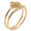 Кольцо Xuping Позолота 18K Цветок фото №2 Кольцо Xuping Позолота 18K Цветок фото №2