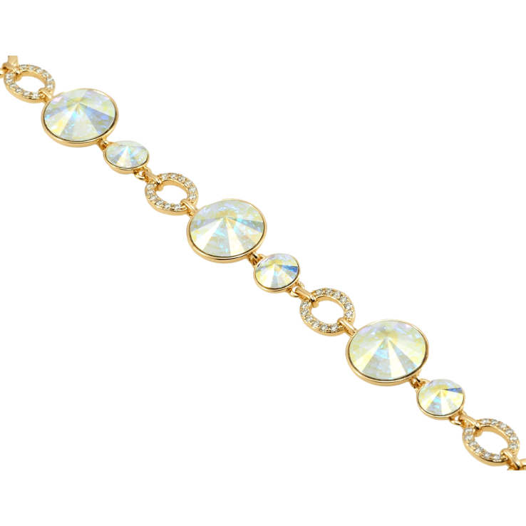 Браслет Xuping цвет 18K с кр-ми Swarovski Кристаллы АВ длина 16см х 7-8мм фото №21