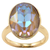 Кольцо Xuping цвет Позолота 18K с кр-ми Swarovski "Кристалл Cappuccino Delite" 19х15мм фото №2 Кольцо Xuping цвет Позолота 18K с кр-ми Swarovski "Кристалл Cappuccino Delite" 19х15мм фото №2