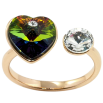 Каблучка Xuping колір Позолота 18K з кр-ми Swarovski "Кристальне серце Vitrail Medium та Clear" фото №2 Каблучка Xuping колір Позолота 18K з кр-ми Swarovski "Кристальне серце Vitrail Medium та Clear" фото №2