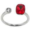 Кольцо Xuping цвет Родий с кр-ми Swarovski "Кристалл Siam с кристаллом" фото №2 Кольцо Xuping цвет Родий с кр-ми Swarovski "Кристалл Siam с кристаллом" фото №2