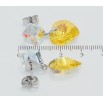 Сережки Xuping колір Родій з кристалами Swarovski пусети Кристали Shimmer та Sunshine DeLite фото №2 Сережки Xuping колір Родій з кристалами Swarovski пусети Кристали Shimmer та Sunshine DeLite фото №2