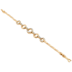 Браслет Xuping Позолота 18K колечки з цирконієм довжина з дод. замком 17.5,19.5см х 2-11мм фото №2 Браслет Xuping Позолота 18K колечки з цирконієм довжина з дод. замком 17.5,19.5см х 2-11мм фото №2