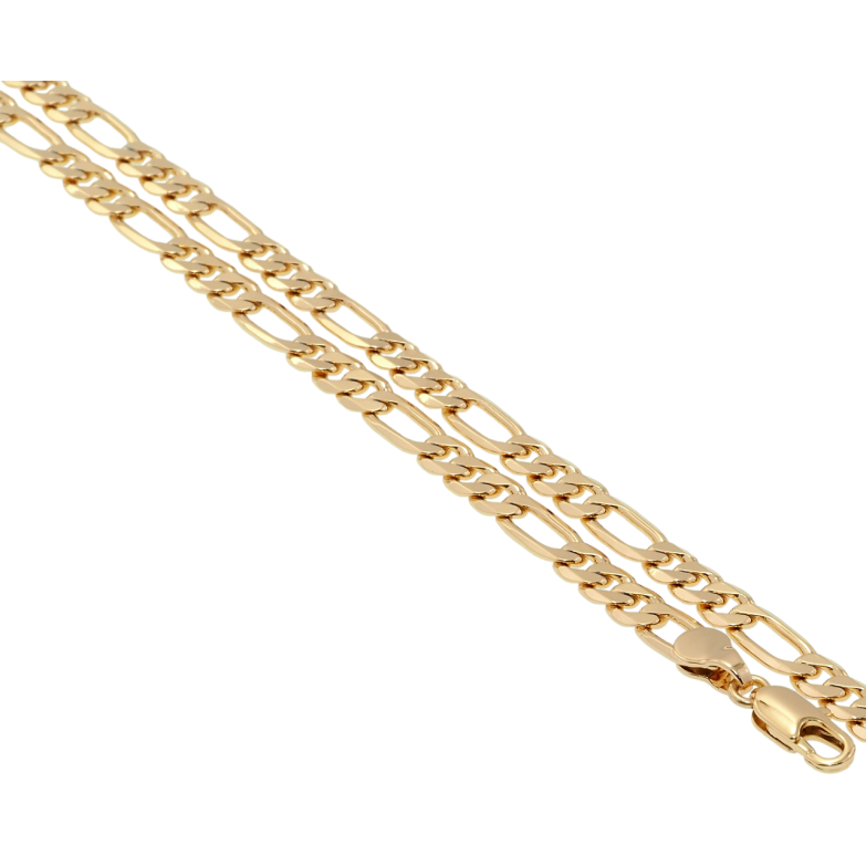 Цепочка Xuping Позолота 18K Плетение Фигаро длина 45см х 5мм фото №3