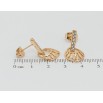 Серьги Xuping Позолота 18K пусеты Листики фото №2 Серьги Xuping Позолота 18K пусеты Листики фото №2