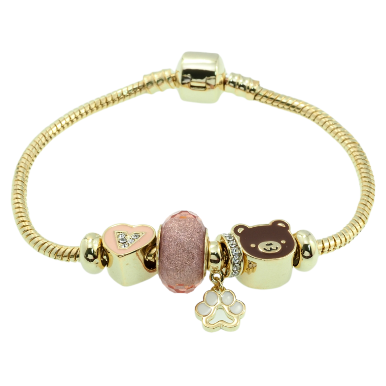 Браслет Xuping Позолота 14K У стилі Pandora Ювелірний шнур з намистинами довжина 18.5см х 3мм фото №13 Браслет Xuping Позолота 14K У стилі Pandora Ювелірний шнур з намистинами довжина 18.5см х 3мм фото №13