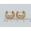 Сережки Xuping Позолота 18K колечка Різний орнамент фото №2 Сережки Xuping Позолота 18K колечка Різний орнамент фото №2