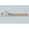 Сережки Xuping QQMM Позолота 18K пусети Ланцюжки на колечку фото №2 Сережки Xuping QQMM Позолота 18K пусети Ланцюжки на колечку фото №2
