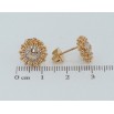 Сережки Xuping QQMM Позолота 18K пусети Декоративні квіточки фото №2 Сережки Xuping QQMM Позолота 18K пусети Декоративні квіточки фото №2