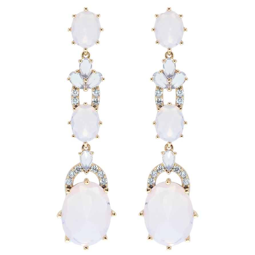 Серьги Xuping JEAN GOUJON Позолота 18K пусеты Розовые фианиты с цирконием фото №1 Серьги Xuping JEAN GOUJON Позолота 18K пусеты Розовые фианиты с цирконием фото №1