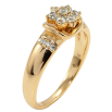 Каблучка Xuping Позолота 18K Квітка з цирконію фото №2