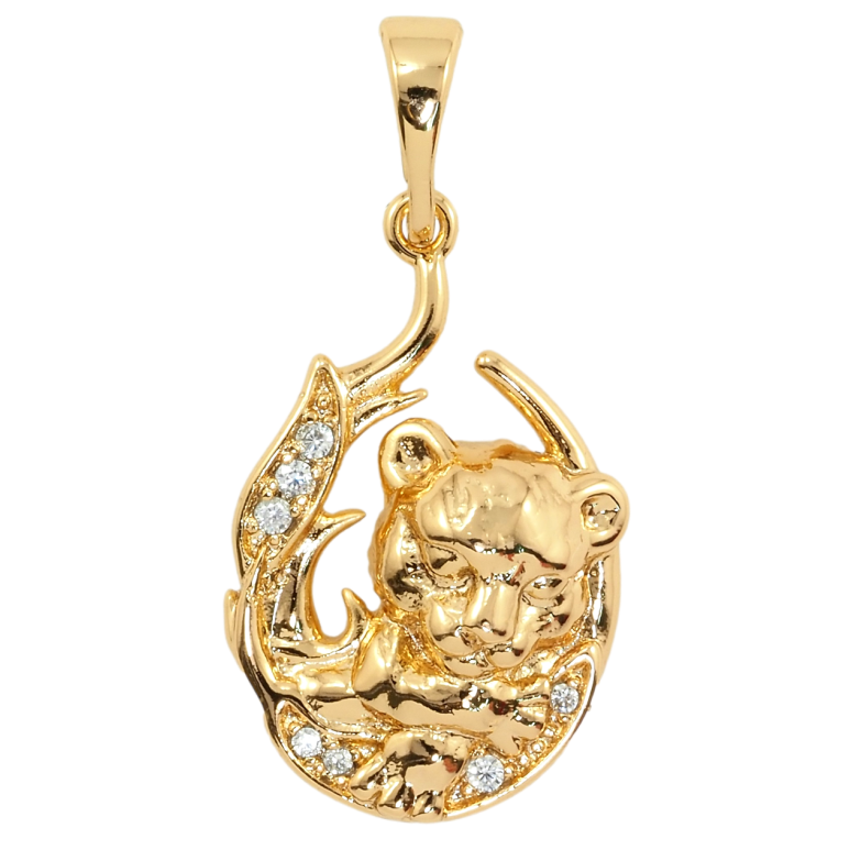 Кулон Xuping Позолота 18K Пантера для ланцюжка до 5мм фото №4 Кулон Xuping Позолота 18K Пантера для ланцюжка до 5мм фото №4