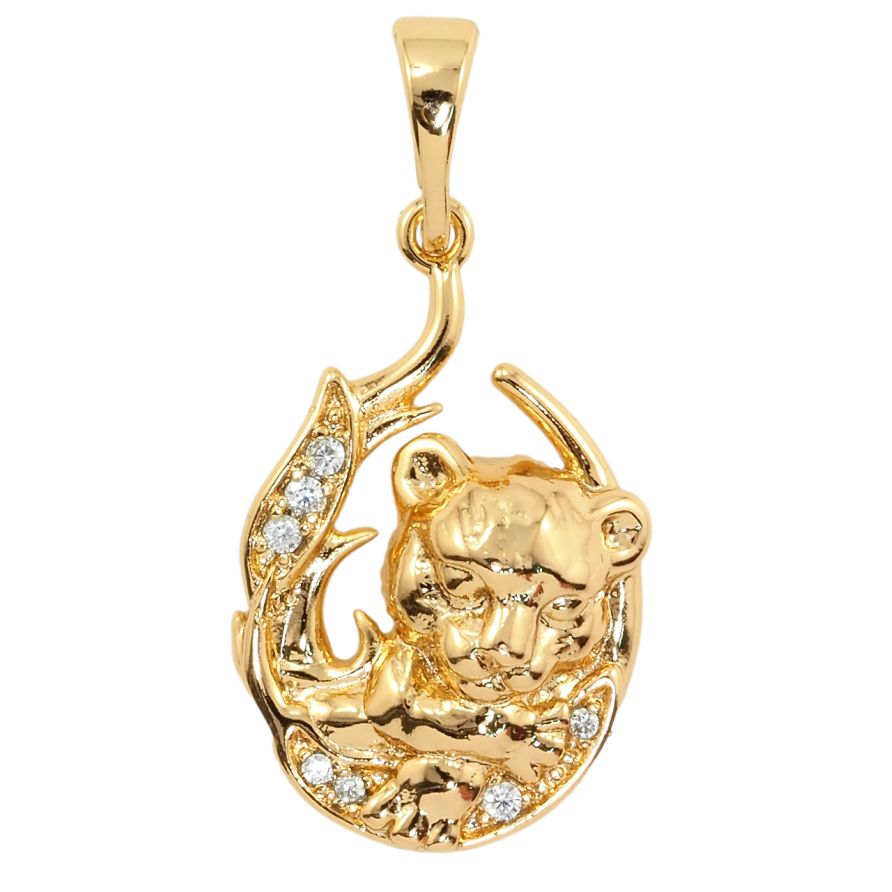 Кулон Xuping Позолота 18K Пантера для цепочки до 5мм фото №1 Кулон Xuping Позолота 18K Пантера для цепочки до 5мм фото №1