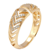 Кольцо Xuping Позолота 18K Инкрустация цирконием фото №2 Кольцо Xuping Позолота 18K Инкрустация цирконием фото №2