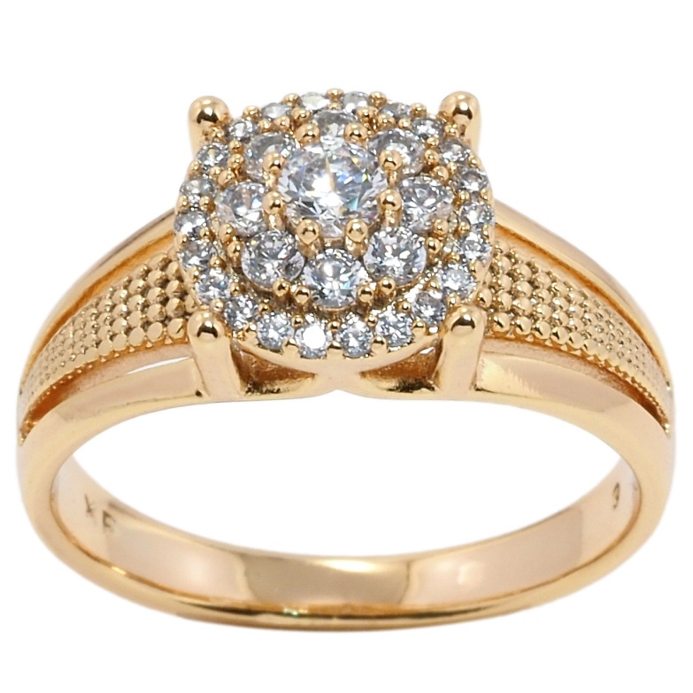 Каблучка Xuping Позолота 18K Інкрустація цирконієм фото №22 Каблучка Xuping Позолота 18K Інкрустація цирконієм фото №22
