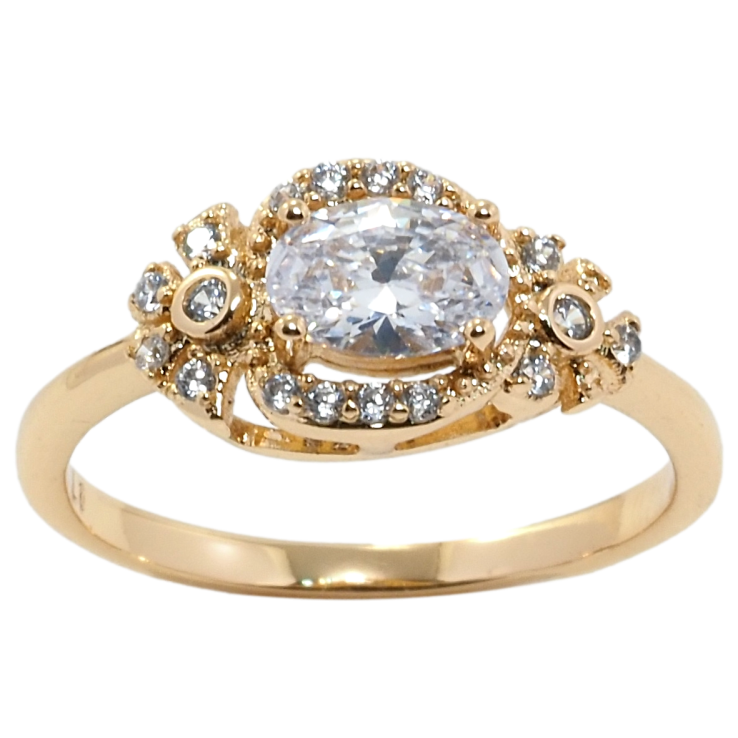 Каблучка Xuping Позолота 18K Кристальний орнамент фото №25 Каблучка Xuping Позолота 18K Кристальний орнамент фото №25