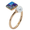 Каблучка Xuping колір 18K з кр-ми Swarovski Кристал Erinite Shimme з перлами фото №2 Каблучка Xuping колір 18K з кр-ми Swarovski Кристал Erinite Shimme з перлами фото №2