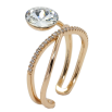 Каблучка Xuping колір 18K з кр-ми Swarovski Кристал Clear фото №2 Каблучка Xuping колір 18K з кр-ми Swarovski Кристал Clear фото №2