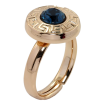 Кольцо Xuping цвет 18K с кр-ми Swarovski Кристалл Montana с греческим узором фото №2 Кольцо Xuping цвет 18K с кр-ми Swarovski Кристалл Montana с греческим узором фото №2