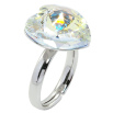 Кольцо Xuping цвет Родий с кр-ми Swarovski "Кристальное сердце Shimmer" фото №3 Кольцо Xuping цвет Родий с кр-ми Swarovski "Кристальное сердце Shimmer" фото №3