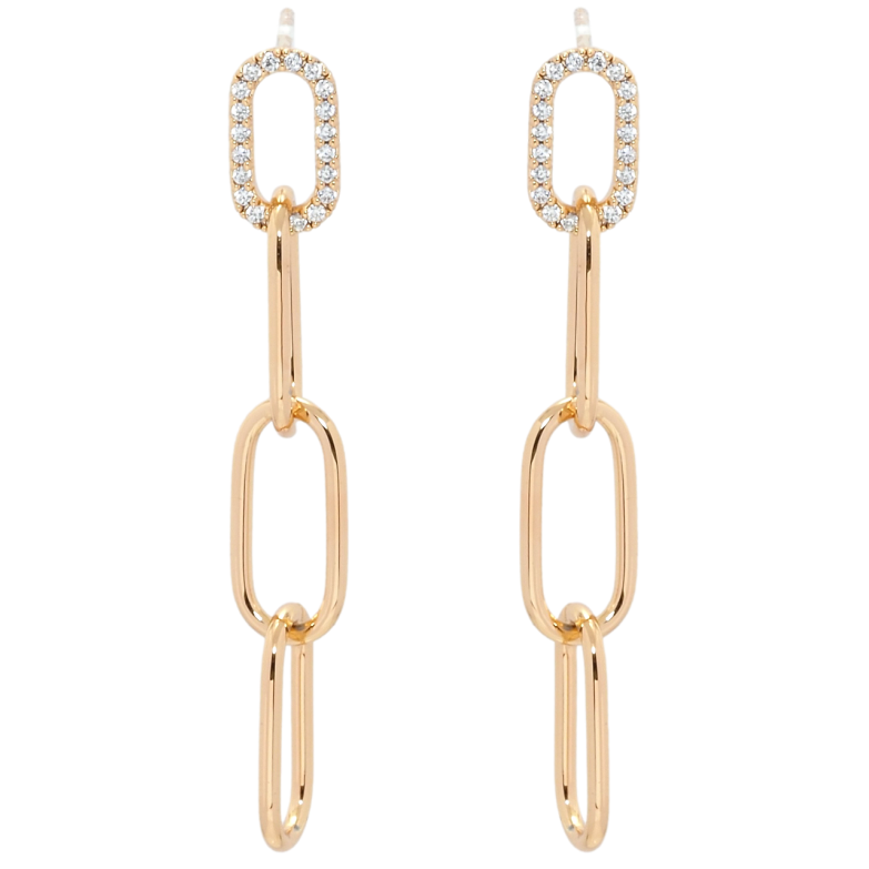 Серьги Xuping QQMM Позолота 18K пусеты Подвески цепочки с цирконием фото №6 Серьги Xuping QQMM Позолота 18K пусеты Подвески цепочки с цирконием фото №6