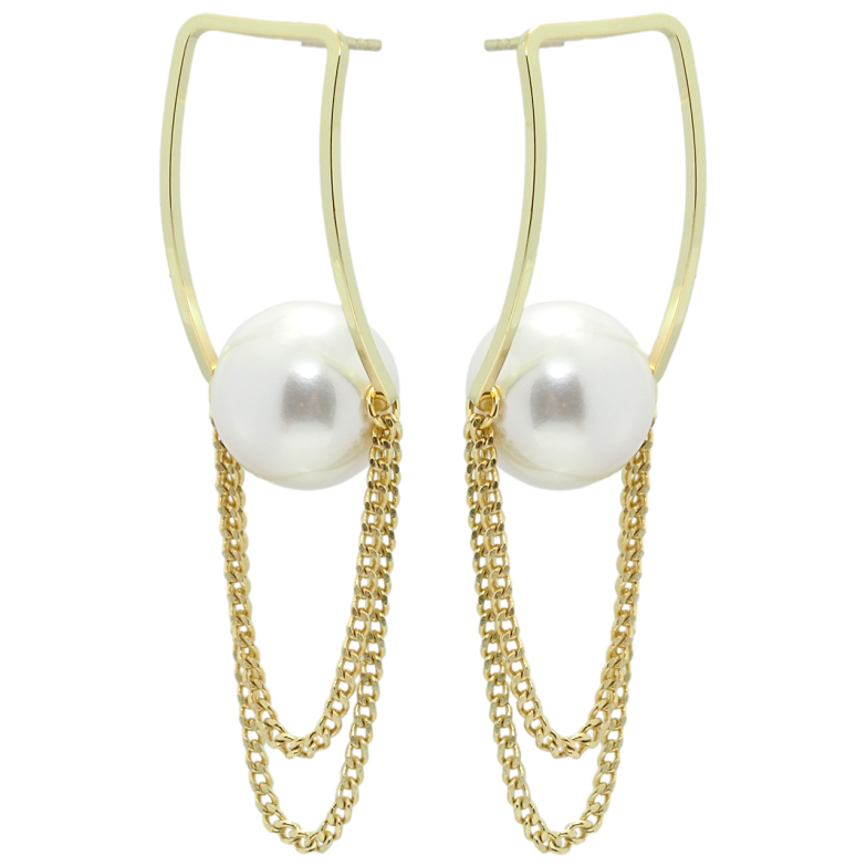 Сережки Xuping QQMM Позолота 14K пусети Декоративні підвіски з ланцюжками фото №21 Сережки Xuping QQMM Позолота 14K пусети Декоративні підвіски з ланцюжками фото №21