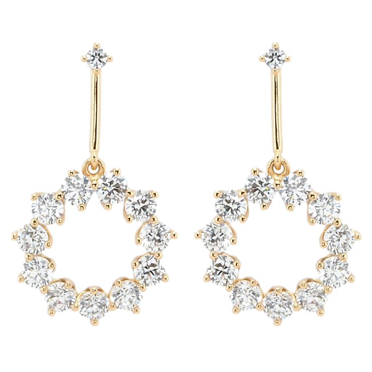 Серьги Xuping JEAN GOUJON Позолота 18K пусеты Колечки с фианитами фото №17 Серьги Xuping JEAN GOUJON Позолота 18K пусеты Колечки с фианитами фото №17