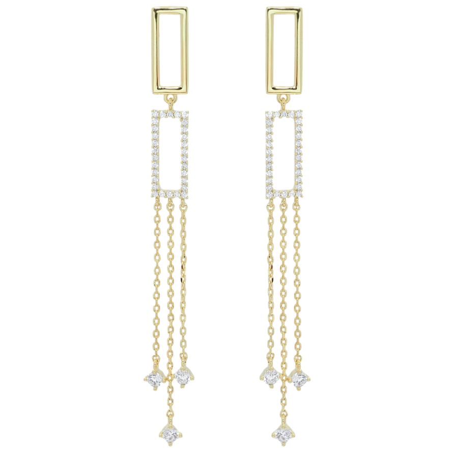 Серьги Xuping QQMM Позолота 14K пусеты Декоративные подвески с цирконием фото №1 Серьги Xuping QQMM Позолота 14K пусеты Декоративные подвески с цирконием фото №1