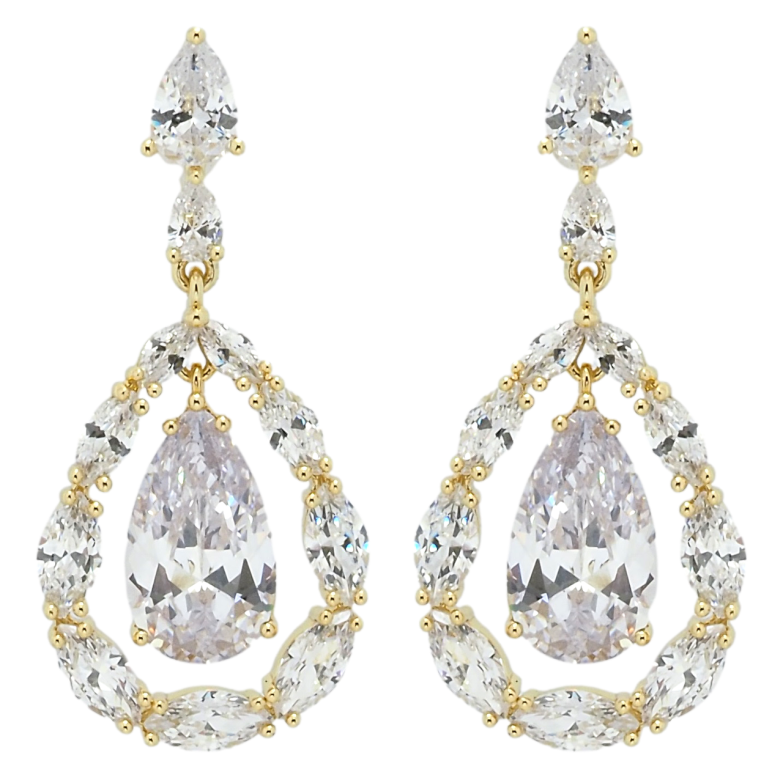Сережки Xuping QQMM Позолота 14K пусети Декоративні підвіски фото №4 Сережки Xuping QQMM Позолота 14K пусети Декоративні підвіски фото №4
