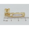 Сережки Xuping QQMM Позолота 14K пусети Бігунки з фіанітами фото №2 Сережки Xuping QQMM Позолота 14K пусети Бігунки з фіанітами фото №2