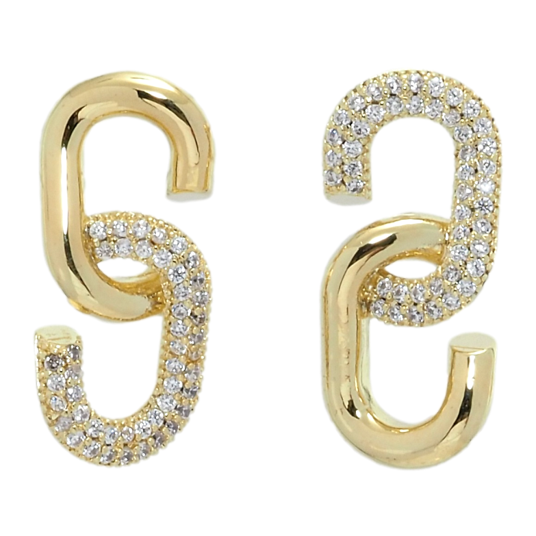 Сережки Xuping QQMM Позолота 14K пусети Інкрустація цирконієм фото №14 Сережки Xuping QQMM Позолота 14K пусети Інкрустація цирконієм фото №14