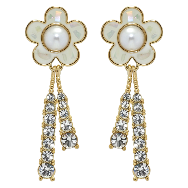 Сережки Xuping QQMM Позолота 14K пусети Квіточки фото №4 Сережки Xuping QQMM Позолота 14K пусети Квіточки фото №4
