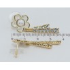 Сережки Xuping QQMM Позолота 14K пусети Квіточки фото №2 Сережки Xuping QQMM Позолота 14K пусети Квіточки фото №2