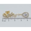 Серьги Xuping QQMM Позолота 14K пусеты Элегантные подвески с фианитами и цирконием фото №2 Серьги Xuping QQMM Позолота 14K пусеты Элегантные подвески с фианитами и цирконием фото №2