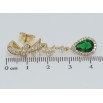 Сережки Xuping QQMM Позолота 14K пусети Елегантні підвіски з фіанітами і цирконієм фото №2 Сережки Xuping QQMM Позолота 14K пусети Елегантні підвіски з фіанітами і цирконієм фото №2