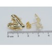 Сережки Xuping QQMM Позолота 14K пусети Сердечки з перлинами фото №2