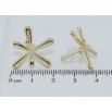 Сережки Xuping JEAN GOUJON Позолота 14K пусети Фантазійні квіточки фото №2 Сережки Xuping JEAN GOUJON Позолота 14K пусети Фантазійні квіточки фото №2
