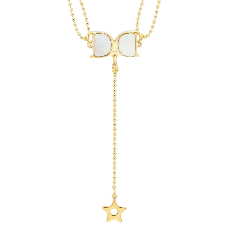 Подвеска на цепочке Xuping JEAN GOUJON Позолота 18K Декоративная подвеска со звездой длина 37-42см х 1мм фото №1