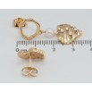 Сережки Xuping QQMM Позолота 18K пусети Асиметричні серця з цирконієм фото №2 Сережки Xuping QQMM Позолота 18K пусети Асиметричні серця з цирконієм фото №2