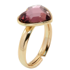 Каблучка Xuping колір 18K з кр-ми Swarovski Серце кристал Amethyst фото №2 Каблучка Xuping колір 18K з кр-ми Swarovski Серце кристал Amethyst фото №2