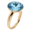 Каблучка Xuping колір 18K з кр-ми Swarovski Кристал Aquamarine, ø 15мм фото №2