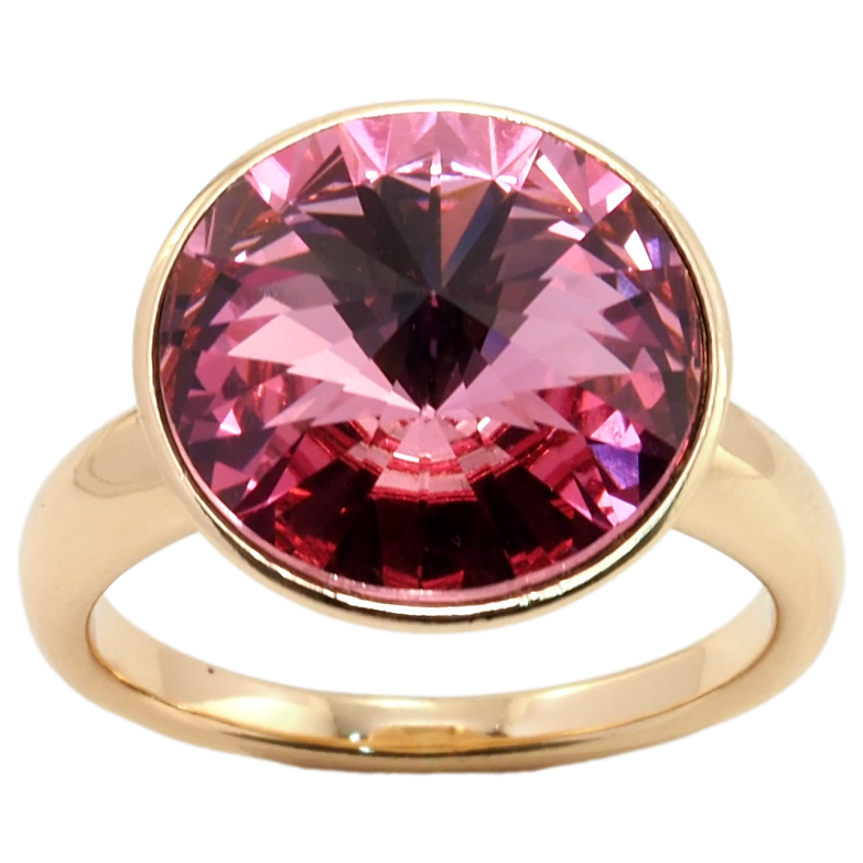 Каблучка Xuping колір 18K з кр-ми Swarovski Кристал Rose, ø 15мм фото №13 Каблучка Xuping колір 18K з кр-ми Swarovski Кристал Rose, ø 15мм фото №13