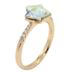 Каблучка Xuping колір 18K з кр-ми Swarovski Зірка кристал АВ фото №2 Каблучка Xuping колір 18K з кр-ми Swarovski Зірка кристал АВ фото №2