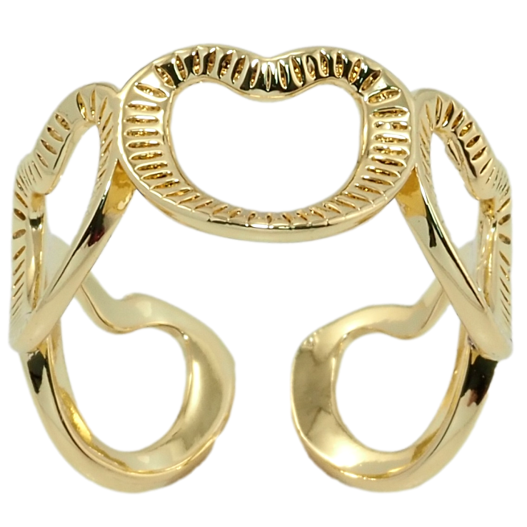 Кольцо Xuping QQMM Позолота 14K Сердечки фото №22 Кольцо Xuping QQMM Позолота 14K Сердечки фото №22