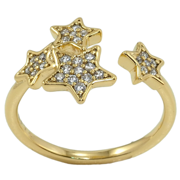 Кольцо Xuping QQMM Позолота 14K Звезды фото №10