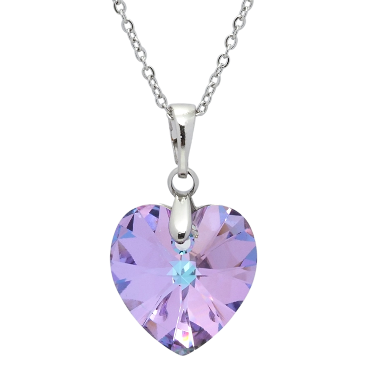 Кулон Xuping колір Родій з кр-ми Swarovski на ланцюжку Кристальне серце Paradise Shine довжина 44-49,5см х 1мм фото №10 Кулон Xuping колір Родій з кр-ми Swarovski на ланцюжку Кристальне серце Paradise Shine довжина 44-49,5см х 1мм фото №10