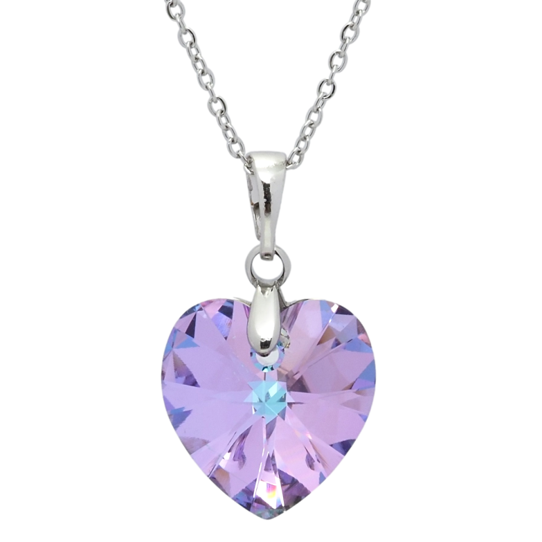 Кулон Xuping цвет Родий с кр-ми Swarovski на цепочке Кристальное сердце Paradise Shine длина 44-49,5см х 1мм фото №3 Кулон Xuping цвет Родий с кр-ми Swarovski на цепочке Кристальное сердце Paradise Shine длина 44-49,5см х 1мм фото №3